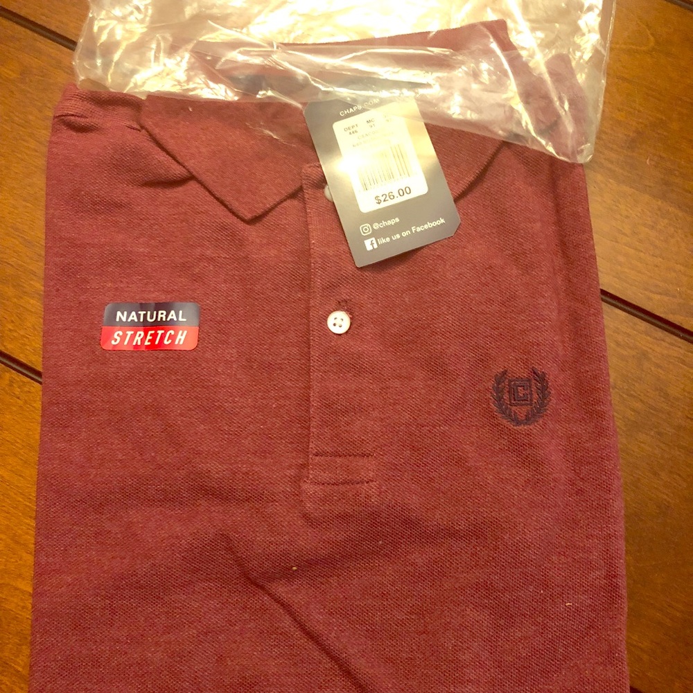 Boys Chaps short sleeve polo